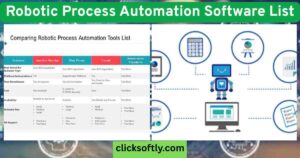 Robotic Process Automation Software (RPA) List