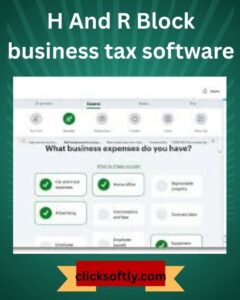 H And R Block business tax software