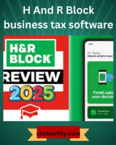 H And R Block business tax software