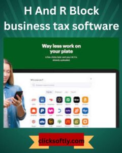 H And R Block business tax software