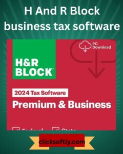 H And R Block business tax software